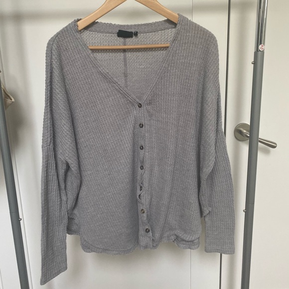 Urban Outfitters Front-tie Waffleknit Thermal - Picture 5 of 5